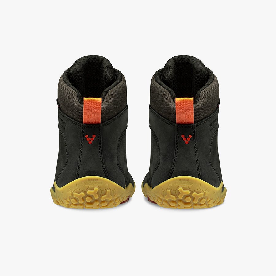 Black Men's Vivobarefoot Tracker II Fg Running Shoes | Philippines 0015GSOL